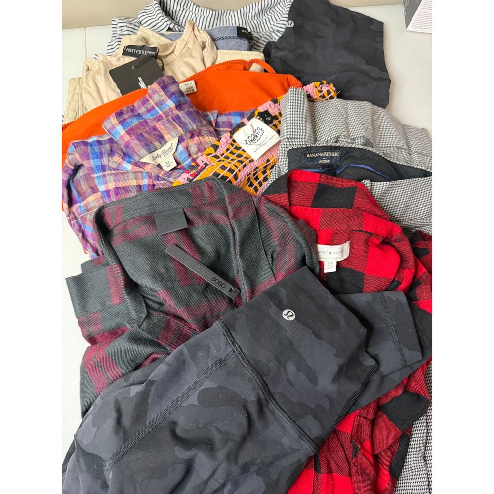11 Pc Womens Reseller Clothing Lot Lululemon Anthropologie Zara NWT EUC